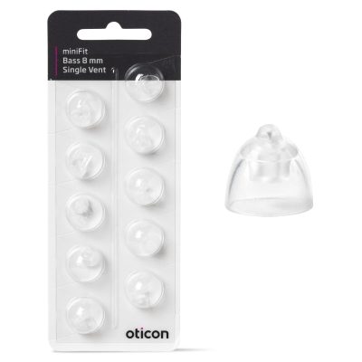 Oticon miniFit Bass-Dome (single vent)