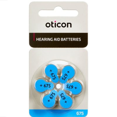 Oticon 675 Kuulolaiteparisto